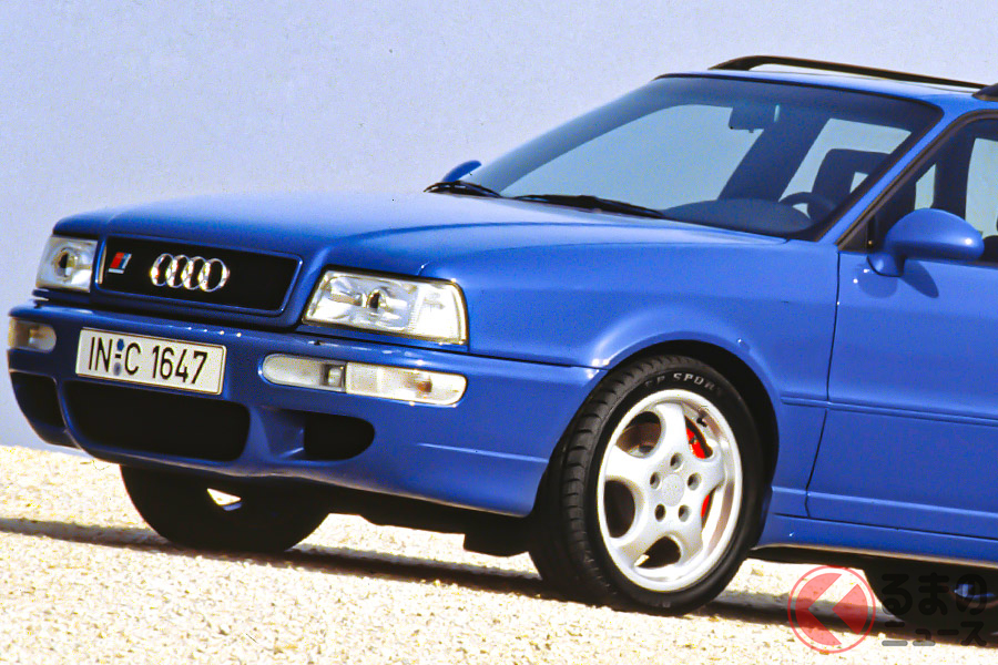 ポルシェと同じホイールを履いたアウディRS2アバントは、一世を風靡した