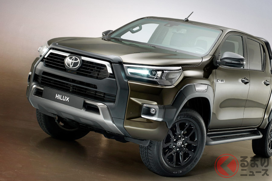 大幅な進化を遂げたトヨタ新型「ハイラックス」(画像:ベルギー公表された「invincible」グレード)