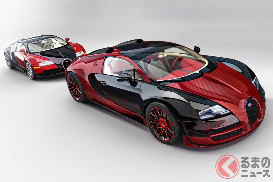 ブガッティ・ヴェイロンは、当初1001psだったが、最終モデルでは1200psまで進化した