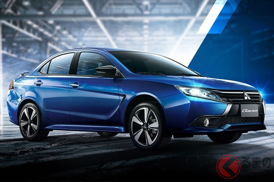 いまでは貴重な三菱製セダンの「グランドランサー」