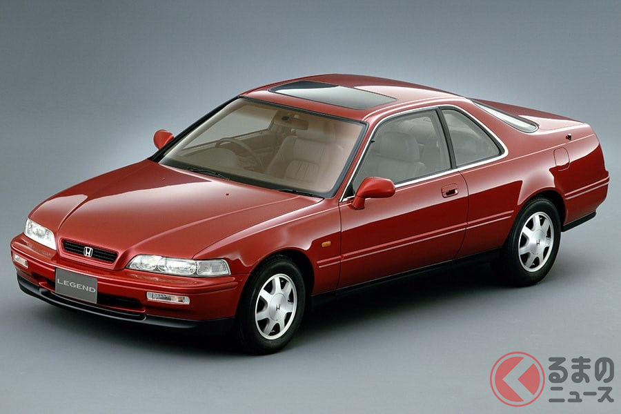 大型なボディを巧みなデザインによって美しく仕上げた「レジェンドクーペ」