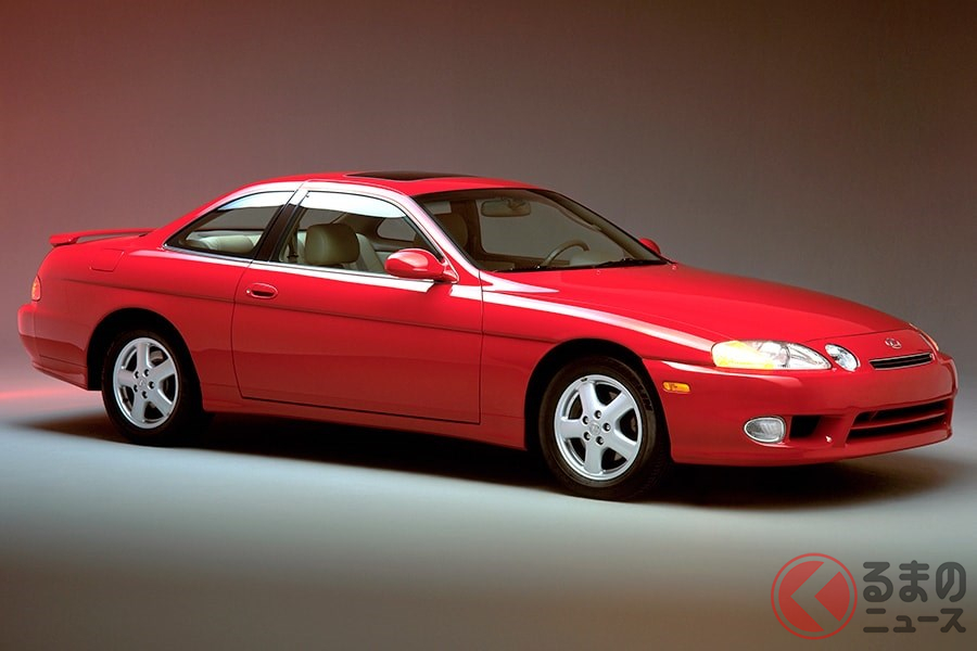 流麗で美しくスポーティなクーペとして高い人気を誇っていた「ソアラ」(画像は北米仕様のレクサス「SC」)