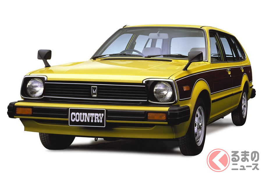 アメリカナイズされた木目調パネルが印象的な「シビック カントリー」