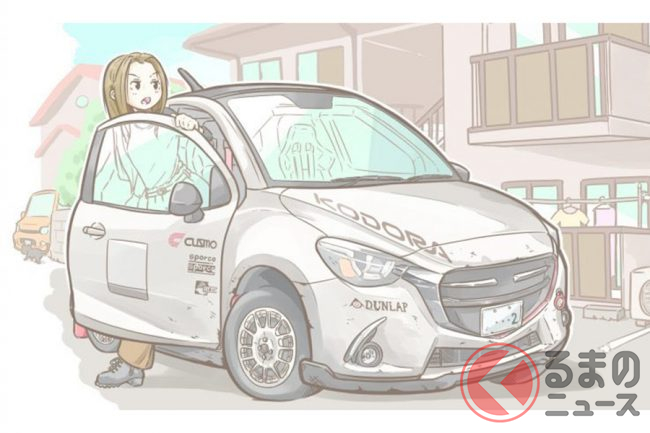 愛車はnaロードスター アクティブ女子のカーライフを描いたクルマイラストで旅気分 くるまのニュース