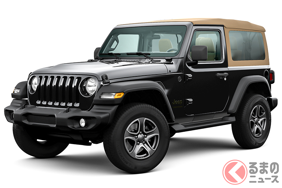 2ドア(ラングラー・ブラック&タン)は、492万円/限定50台