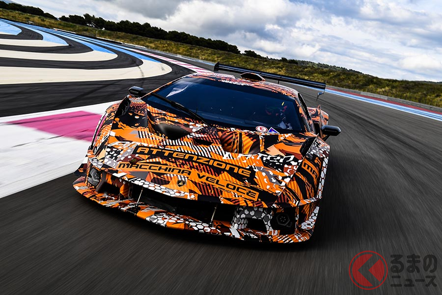 ランボルギーニ・スクアドラ・コルセのサーキット専用ハイパーカー「SCV12」