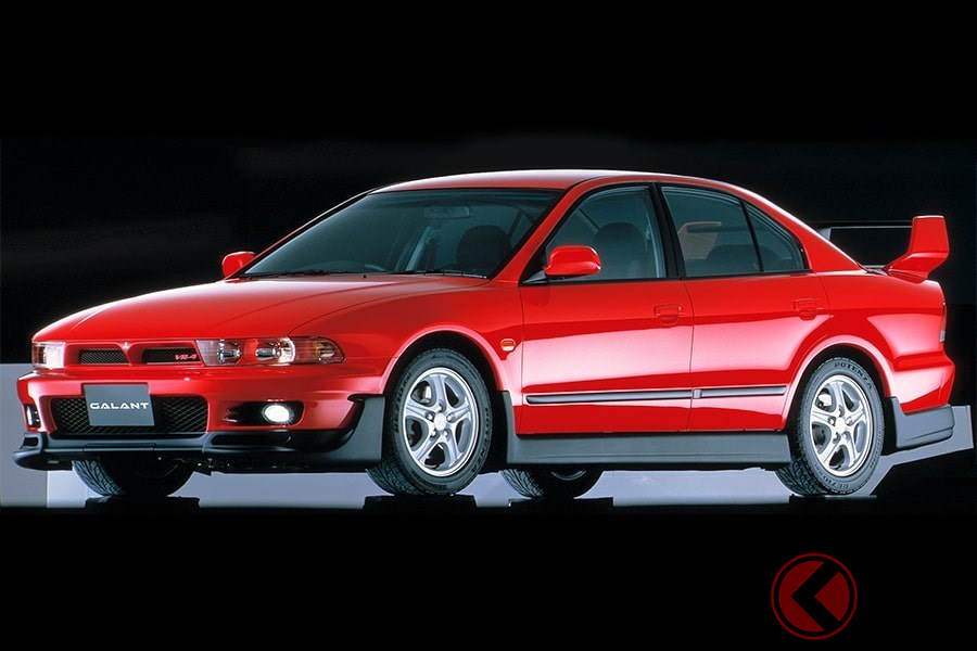 かなりアグレッシブな外観の「ギャラン スーパーVR-4」