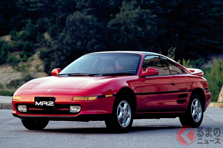 ハイパワーになって操縦性もトリッキーだった2代目「MR2」
