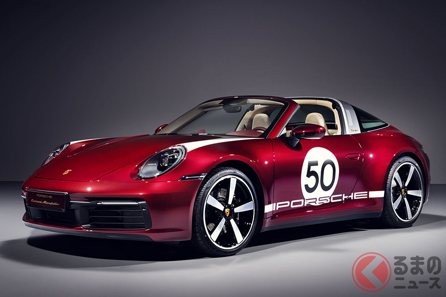 1950年代のデザイン要素を取り入れたポルシェ「911タルガ4S ヘリテージデザインエディション」