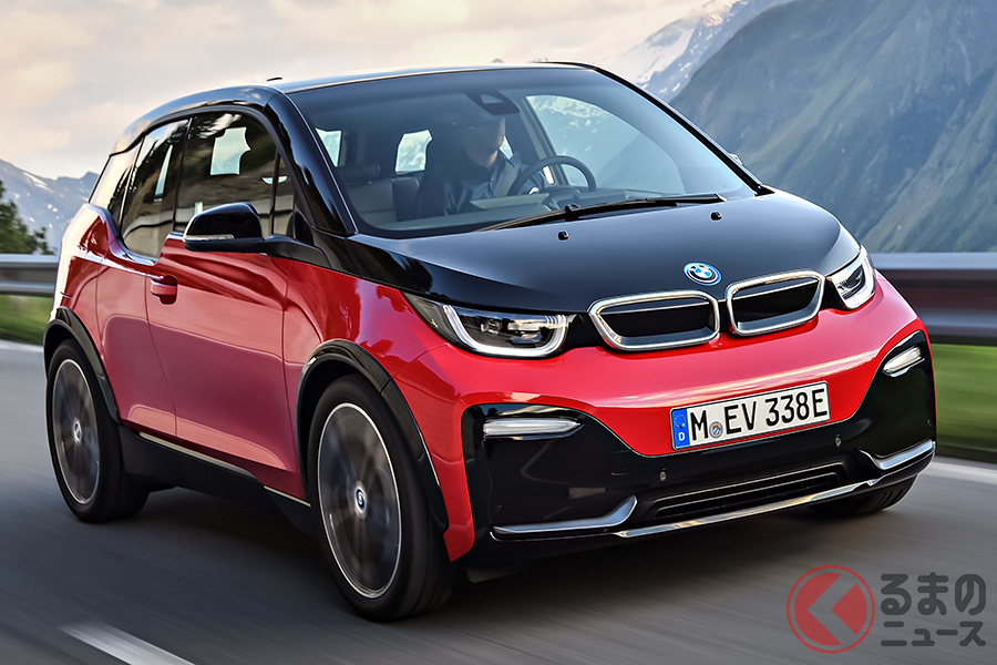 BMWのBEV「BMW i3」。登場は2013年と比較的早い段階で市場に投入された
