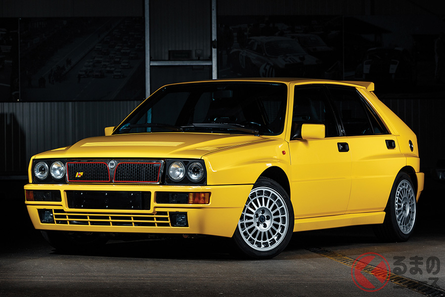 WRCラリーを席巻したランチア「デルタHFインテグラーレ・エボルツィオーネII」は、いまなお根強い人気を誇る(C)2020 Courtesy of RM Sotheby's