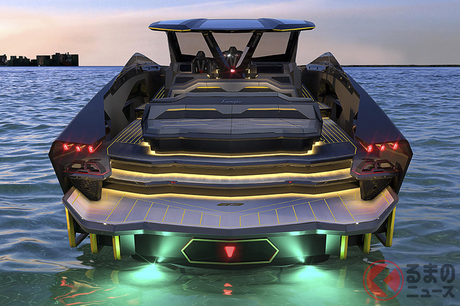 ランボルギーニがイタリアン・シー・グループとコラボした、モーターヨット「テクノマール・フォー・ランボルギーニ63」