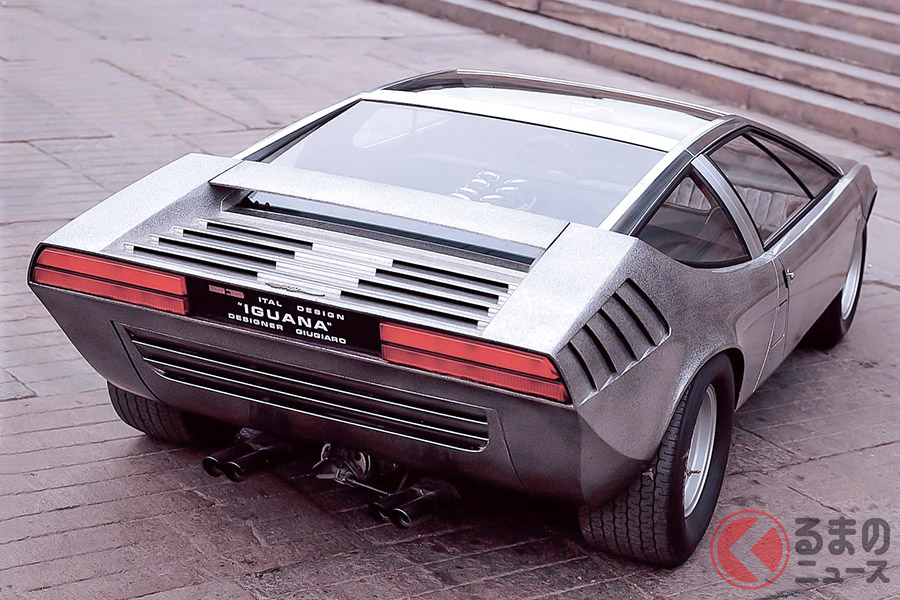 イグアナは、グリーンハウス面積を大きく取り、ロードカーらしく視界を良好に保つアイデアが盛り込まれていた