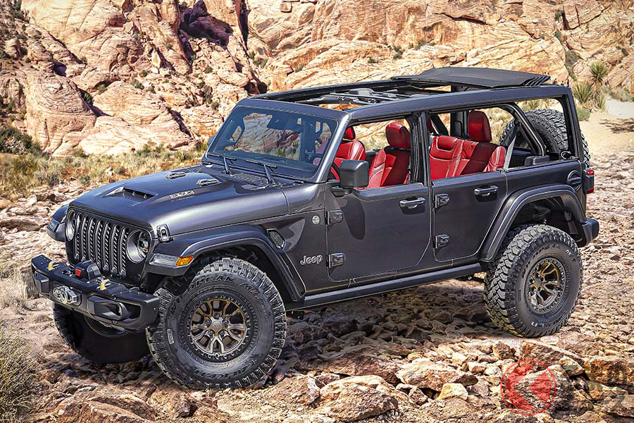 V型8気筒エンジンを搭載した「ラングラー・ルビコン392コンセプト」