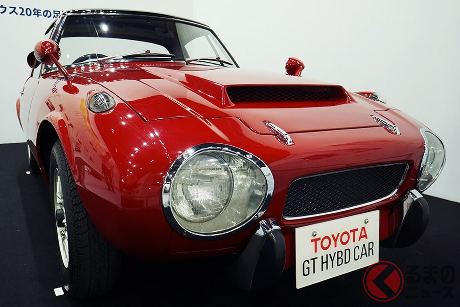 ハイブリッド車のプロトタイプとして製作された「スポーツ800 ガスタービンハイブリッドカー」