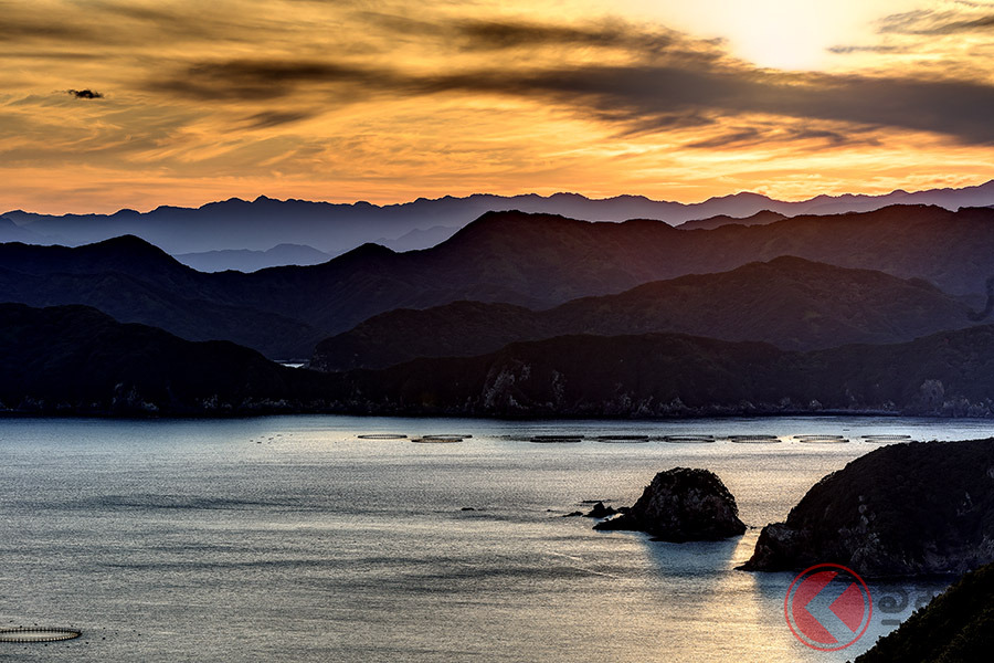 伊勢志摩の海岸線はリアス式海岸のため、景観が美しい場所が多い