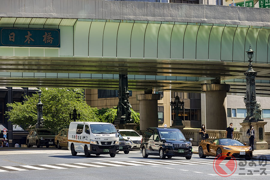東海道のスタート地点である日本橋から、今回の旅は始まった