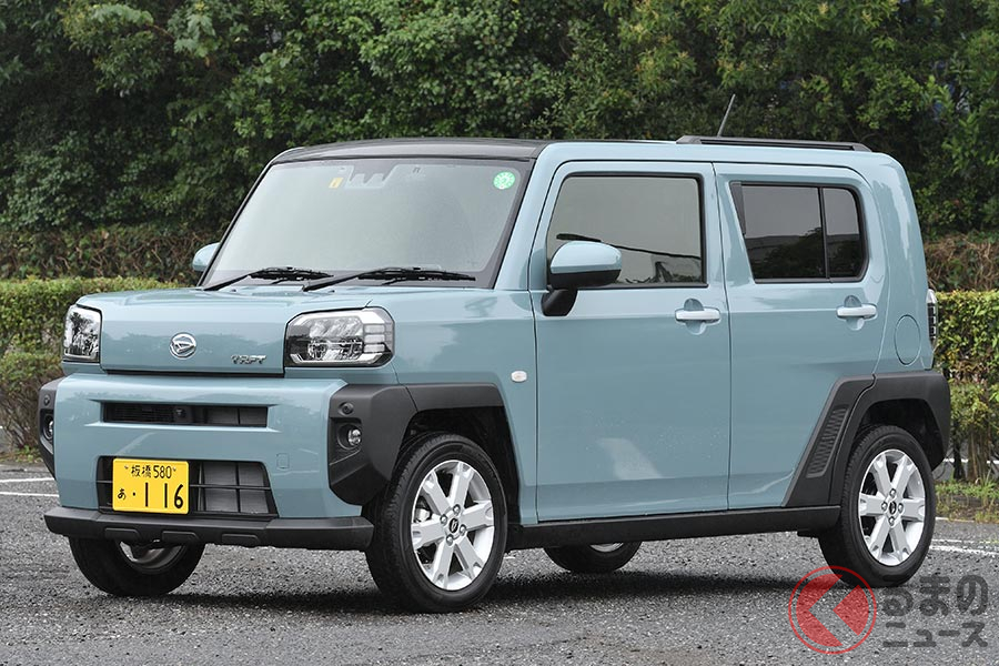 ダイハツ新型「タフト」(レイクブルーメタリック)