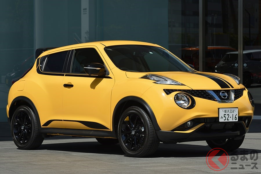 斬新なデザインが話題となったコンパクトSUVの「ジューク」