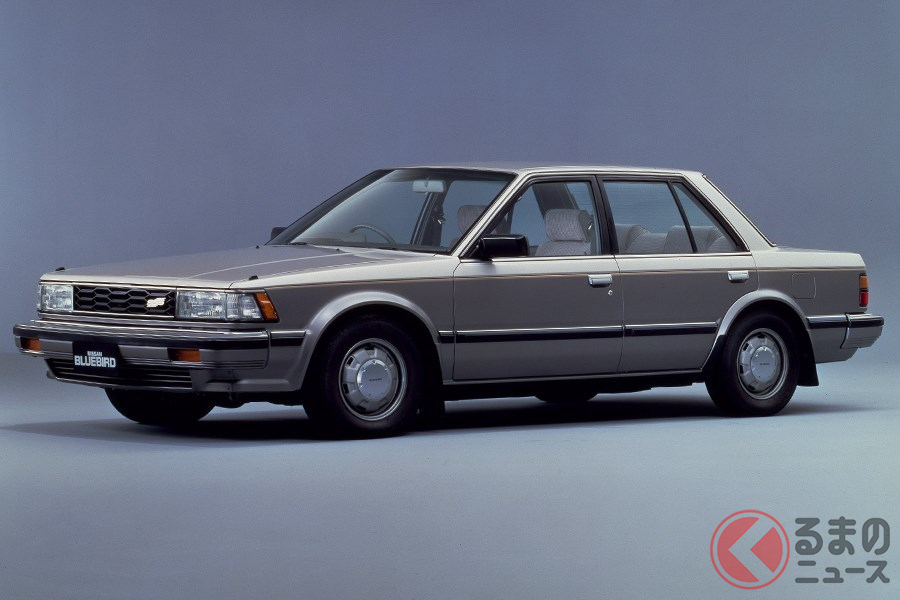 メカニズムは一新されたが、デザインは先代を踏襲した7代目「ブルーバード」