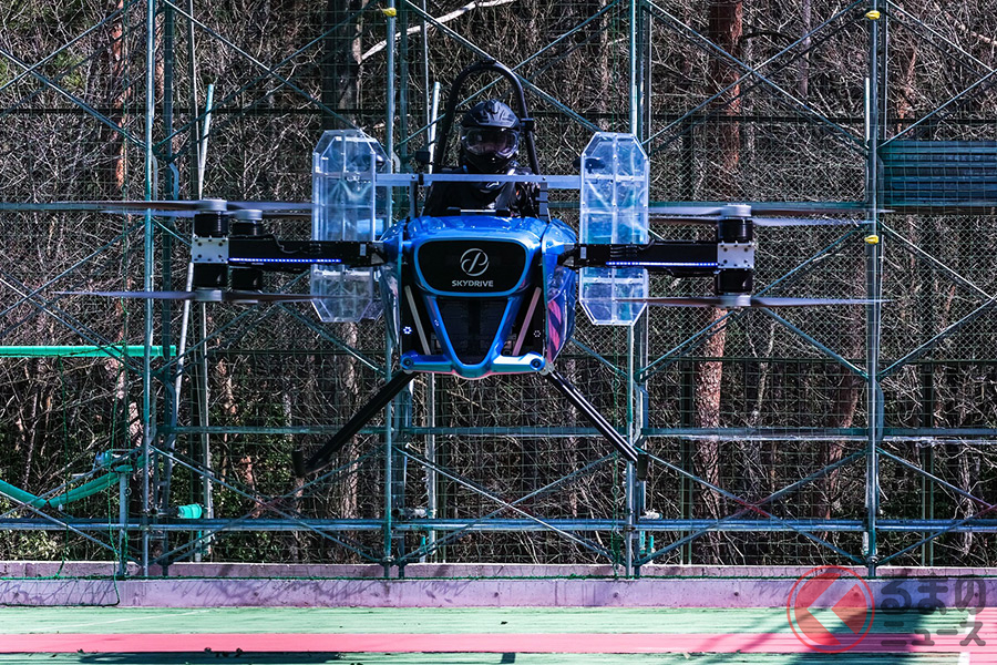 スカイドライブがおこなう空飛ぶクルマの開発の様子