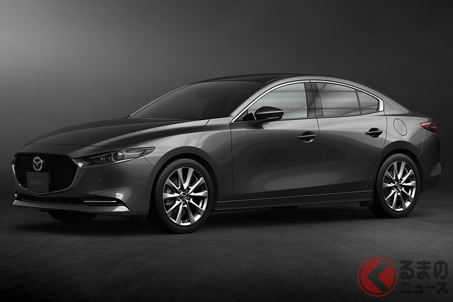 美しさが際立つ流麗なフォルムのセダン「マツダ3」