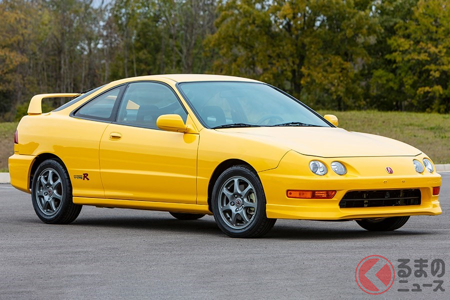 日本には無い前期型フロントフェイスの「インテグラ タイプR」