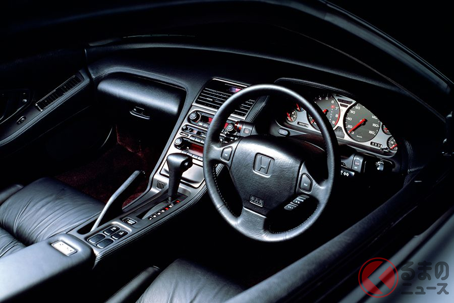 ホンダ初代「NSX」のインパネ(4速ATモデル)