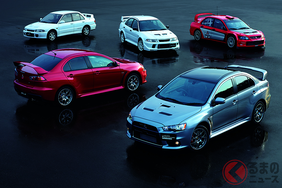 三菱「ランサーエボリューションX」ファイナルエディションと歴代ランエボ