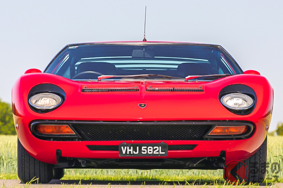 オークションによっては2億円オーバーで落札されることもある「ミウラP400SV」(C)SILVERSTONE AUCTIONS