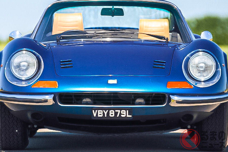 約2万9200kmというコレクションするにはもってこいの個体である「ディーノ246GTS」には、約4040万円~4710万円のエスティメートが付けられている(c)SILVERSTONE AUCTIONS