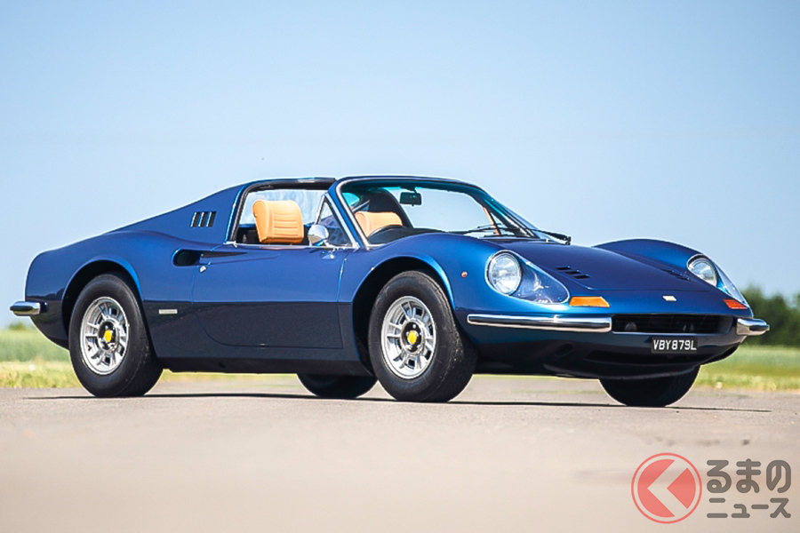 歴代のオーナー記録に加えて、1974年の初入庫以来の修理/メンテナンス記録まで残されている「ディーノ246GTS」(c)SILVERSTONE AUCTIONS