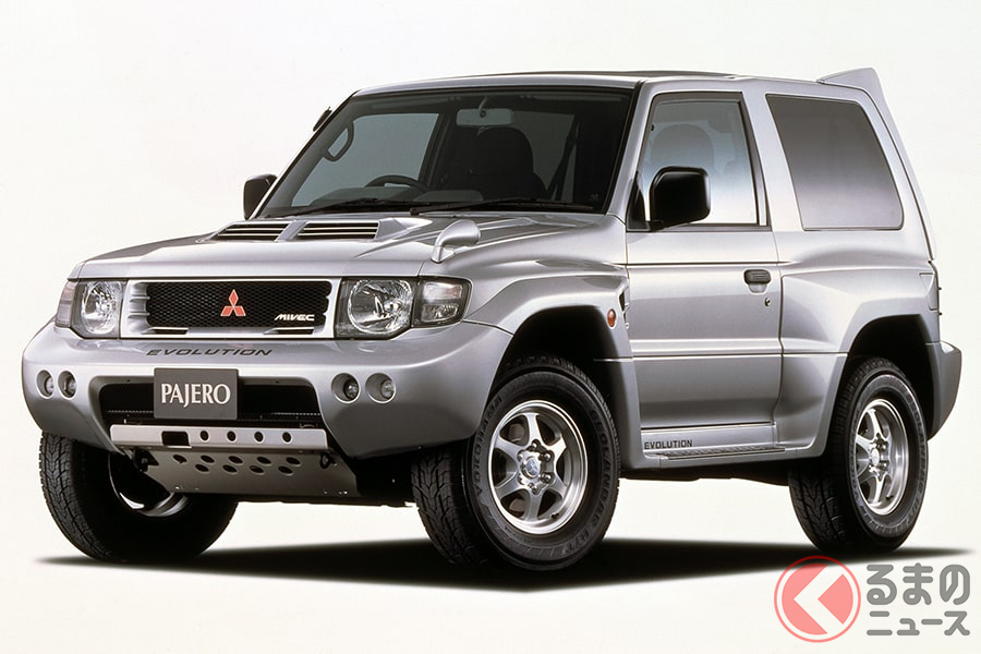 生粋のクロカン4WD車ながら迫力あるエアロフォルムをまとう「パジェロエボリューション」