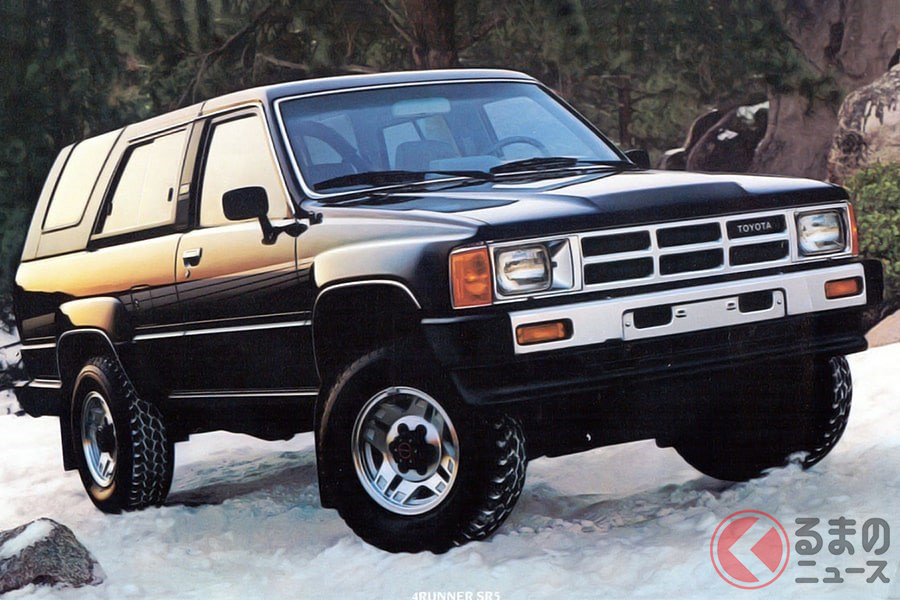 アメリカナイズされたデザインで人気だった初代「ハイラックスサーフ」(画像は北米仕様)