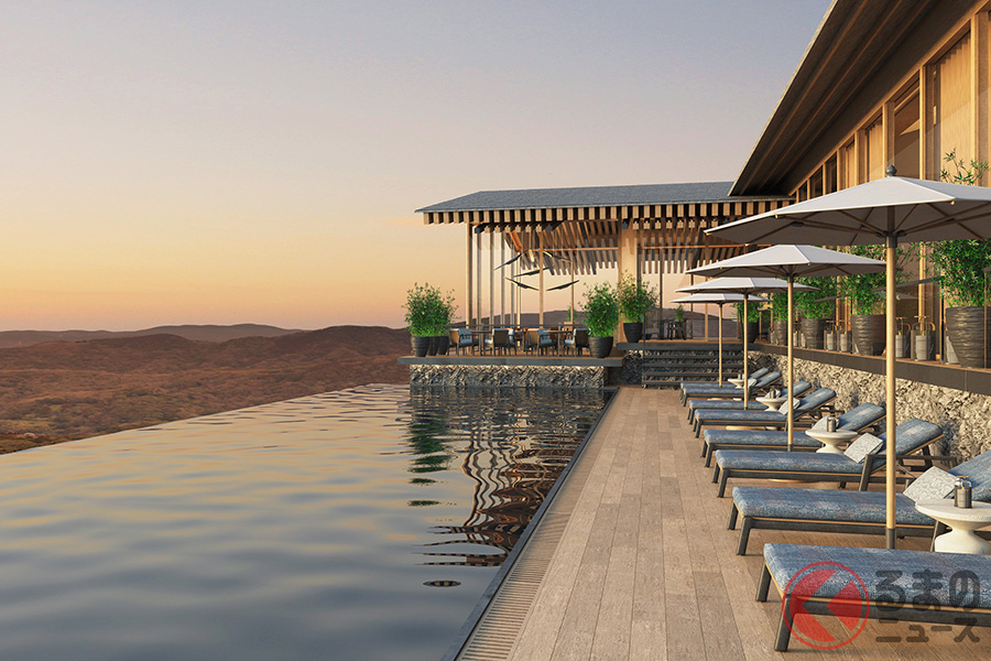 フィットネスジムや25mプール、スパ、天然温泉で体を休めリラックスすることも可能となるクラブハウス