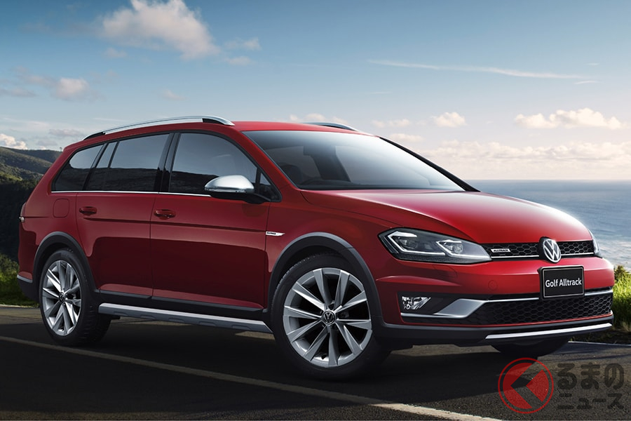 スタイリッシュなボディが印象的な「ゴルフ オールトラック」