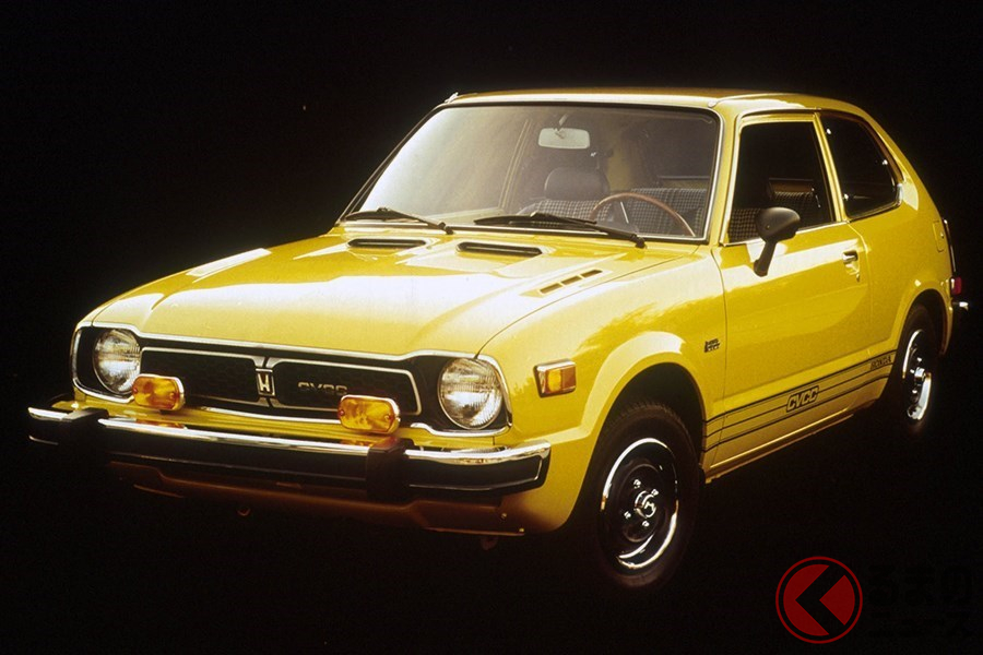 クリーンな排出ガスと低燃費で大ヒットを記録した「シビック CVCC」