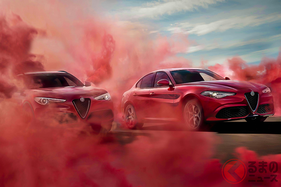 エントリーモデルは、ジュリアが「2.0ターボ スプリント(右ハンドル)」で460万円、ステルヴィオが「2.2ターボ ディーゼルQ4スプリント(右ハンドル)」589万円となる