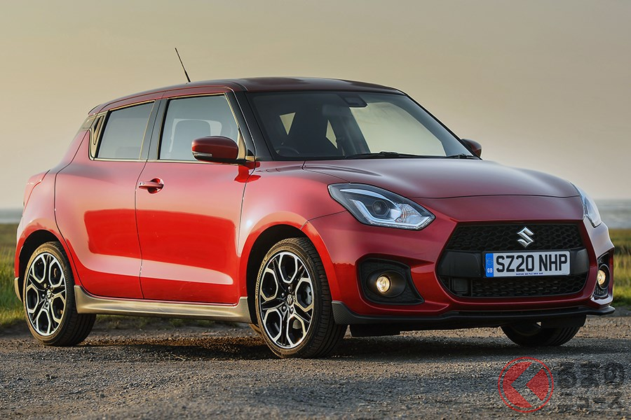 日本仕様には設定されていないマイルドハイブリッドの「スイフトスポーツ」