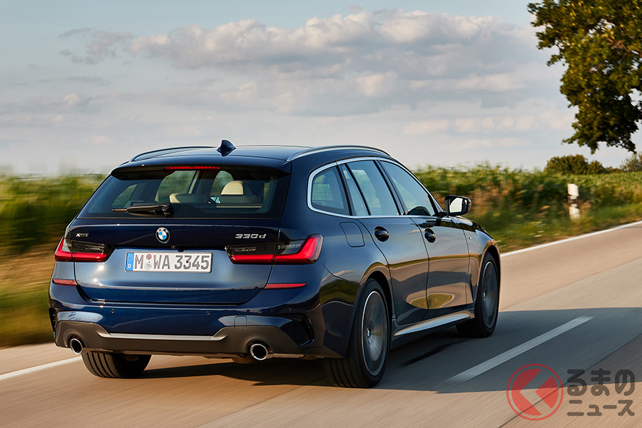 BMW「3シリーズツーリング」。BMWは3シリーズと5シリーズにツーリングをラインナップする