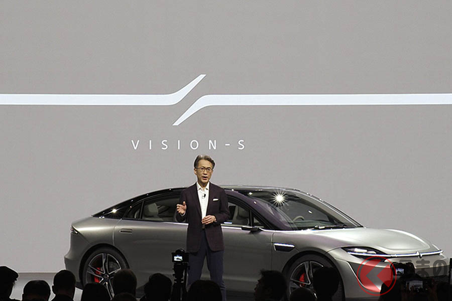 「VISION-S Prototype」とは、ソニーが2020年1月のCES（コンシューマー・エレクトロニクス・ショー）で発表したコンセプトカーだ