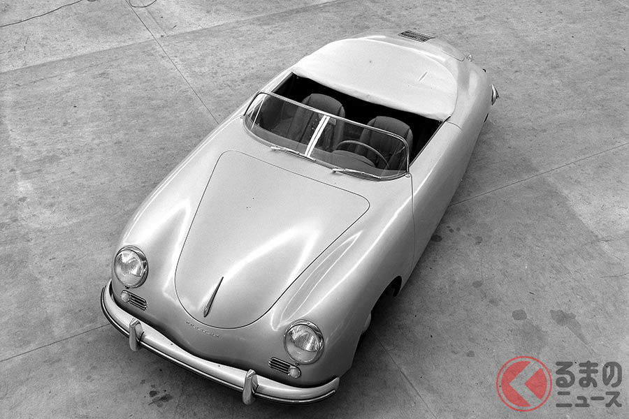 ポルシェの起源である「356」。写真は1954年製「356A 1600S スピードスター」