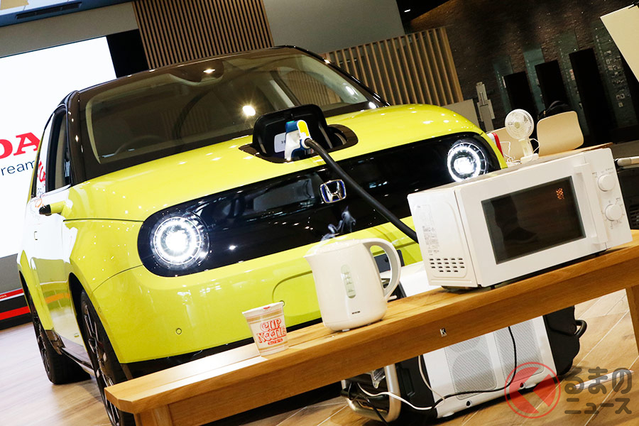 カップヌードル400食分を作れる!? 魅力あるホンダe