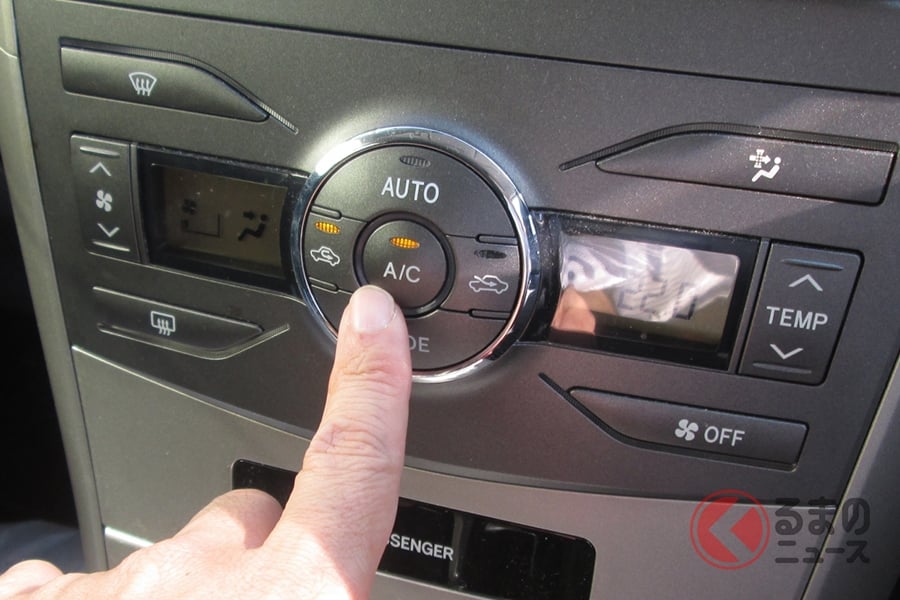 国産車のオートエアコンの場合、温度設定を25度にすると燃費の悪化が少ない
