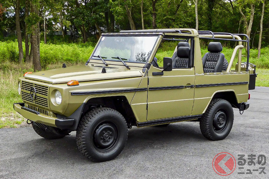 機動性の高い、ショートホイールベースの軍用のメルセデス・ベンツ「250 GDウルフ」(C)2020 Courtesy of RM Sotheby's
