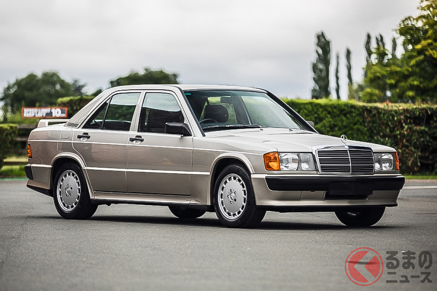 4万8375ポンド(邦貨換算約671万円)で落札されたメルセデス・ベンツ「190E2.3-16」、通称「190コスワース」(C)SILVERSTONE AUCTIONS