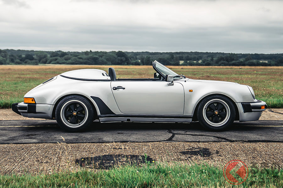 カブリオレと比べて80mmも車高が低い、ポルシェ「911カレラ3.2スピードスター」