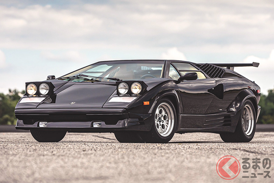 ランボルギーニ「カウンタック」のフィナーレを飾った「カウンタック25thアニバーサリー」(C)2020 Courtesy of RM Sotheby's