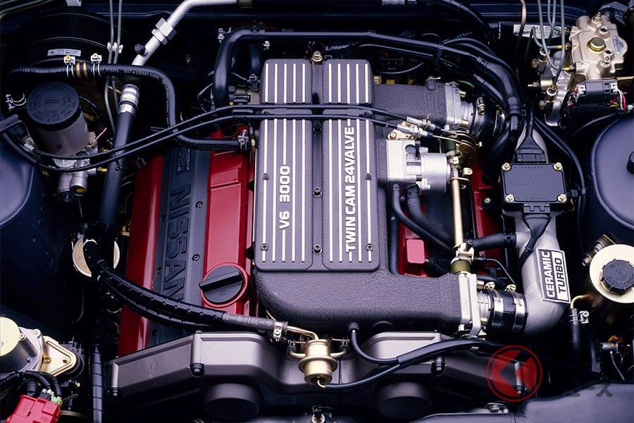 ドッカンターボの代表といえる日産「シーマ」のターボエンジン