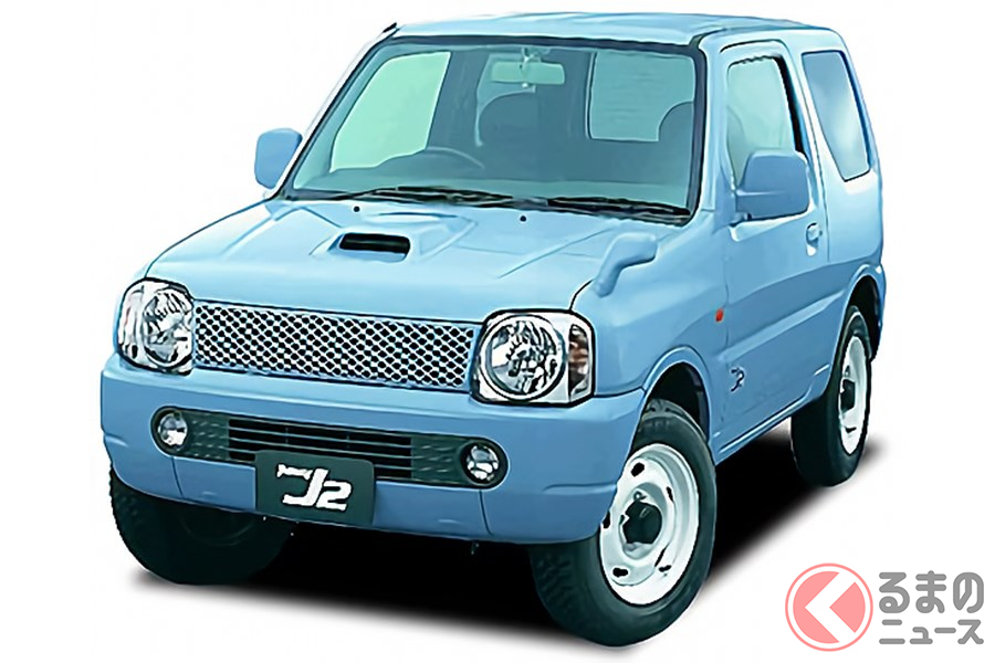 女性向けにファンシーなイメージとした2WDの「ジムニーJ2」